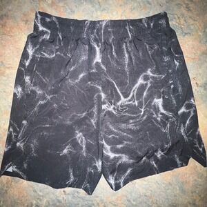 DSG Men's 8" Agility Shorts, Medium, Black/White